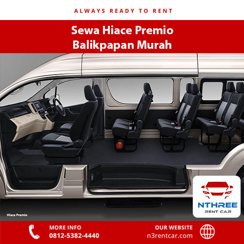 Sewa Hiace Premio Balikpapan Murah